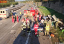 Nö: Tödlicher Unfall auf der A1 – Stadtläufer bilden Rettungsgasse