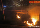 Nö: Baum- und Bahndammbrand in Bad Vöslau