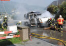 Schweiz: Brennender Lieferwagen in Kestenholz