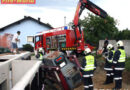 Bgld: Bergung eines Bobcat auf Pinkafelder Baustelle