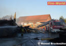 Oö: Sägewerksgroßbrand in Pram -> Sechs Wehren im Einsatz