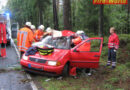 Deutschland: 36-Jährige rutscht mit Auto gegen Straßenbaum