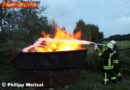 Deutschland: Feuerwehren Zell und Romrod übten mit Schaum