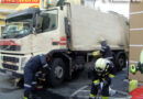Stmk: Öleinsatz nach geplatzer Hydraulikleitung bei Lkw in Stainz