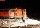 Nö: Brand einer Lokomotive am Bahnhof Tulln