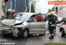 Oö: Verletzte Person bei Kreuzungs-Crash in Wels