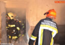 Oö: Brand einer Hackschnitzelanlage in Brauchsdorf