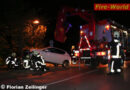 Nö: Pkw kollidiert mit Stein und kracht gegen Baum
