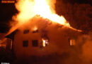 Schweiz: Wohnhaus in Meggen in Vollbrand