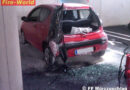 Stmk: Autobrand in Mürzzuschlager Einkaufszentrum-Tiefgarage rasch gelöscht