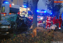 Nö: Lenker nach Verkehrsunfall in Wiener Neudorf im Fahrzeug eingeklemmt