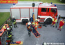 Nö: Ausbildungseinheit mit Spineboard in Rabenstein
