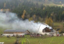 Stmk: Wohngebäude brennt in Jahr nach Stallbrand in Rohrmoos