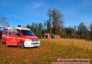 Oö: Waldbrandübung am Hacklberg forderte die Alarmstufe 3