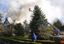 D: Brand eines reetgedeckten Geschäftshauses in Hohen Viecheln