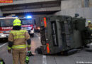 Nö: Gepanzertes Heeresfahrzeug „Dingo“ liegt nach Unfall auf der Seite