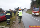 Oö: Autobergung von Straßenböschung in Lasberg