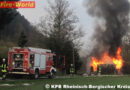 Deutschland: Gartenlaube in Bernsau niedergebrannt