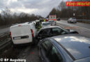 Deutschland: Sechs Pkw in Verkehrsunfall bei Augsburg verwickelt