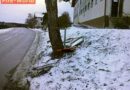 Oö:Verkehrsunfall im Schneesturm
