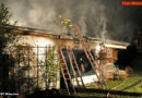 Bayern: Bungalow ausgebrannt / Küchenbrand mit Verletzten / Brandtoter (München)