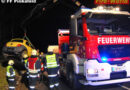 Bgld: Autobergung mit WLF-Kran in Pinkafeld