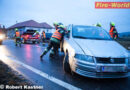 Oö: Zwei Verletzte bei Unfall und Folgeunfall auf B 129 bei Alkoven