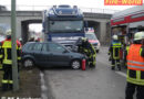 Bayern: Glimpfliche Lkw-Pkw-Kollision auf der B 17 bei Augsburg