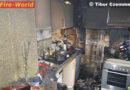 Deutschland: Küchenbrand in Bruchsal mit einem Leichtverletzten