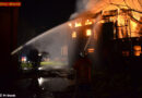D: Großfeuer am Neujahrsmorgen – mehrere Tiere umgekommen – 500.000 Euro Schaden
