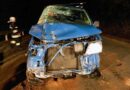 Nö: Mann nach Unfall mit Fuß unter Pkw eingeklemmt