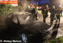 Deutschland: Feuerwehreinsatz bei Autobrand in Kirtorf