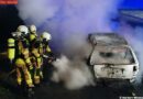 Nö: Abgestelltes Fahrzeug in Vollbrand