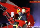 Deutschland: Maschinenhalle in Alsfeld in Flammen