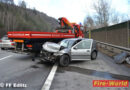 Nö: Routinierte Autobergung auf der A2 bei Edlitz