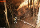 Nö: Doppelter Februar-Flurenbrand im steilen Gelände in Groß Wetzdorf