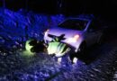 Bgld: Pkw rutscht auf glatter Fahrbahn in den Straßenbahn