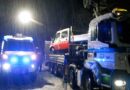 Nö: Fahrzeugbergung bei tiefwintertlichen Bedingungen