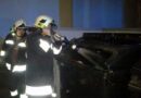 Nö: Nachlöscharbeiten bei Müllbehälterbrand