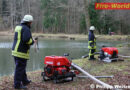 Deutschland: Ausgeangelt -> Clubhaus des Anglervereins in Flammen