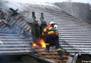 Schweiz: Dachstuhlbrand an Wohnhaus in Tenniken