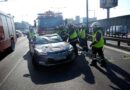 W: Pkw landet nach Unfall auf der A23 auf dem Dach