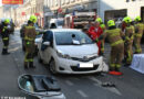 Nö: Person nach Verkehrsunfall in Korneuburg eingeschlossen