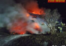 Schweiz: Scheune in Liddes in Flammen