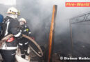 Vbg: Großeinsatz bei Brand in Malerei in Nüziders