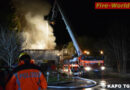 Schweiz: Brand einer 12×20 m großen Lagerhalle in St. Margarethen