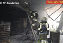 Nö: Hubschrauberwerk in Zeillern im Bezirk Amstetten in Flammen