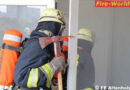 D: Atemschutzträger der Feuerwehren Altenholz, Kiel-Schilksee und Strande übten