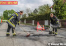 Oö: Großflächiger Ölaustritt in Bad Vöslau