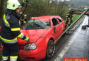 Ktn: Autoüberschlag auf der B 111 in Hermagor